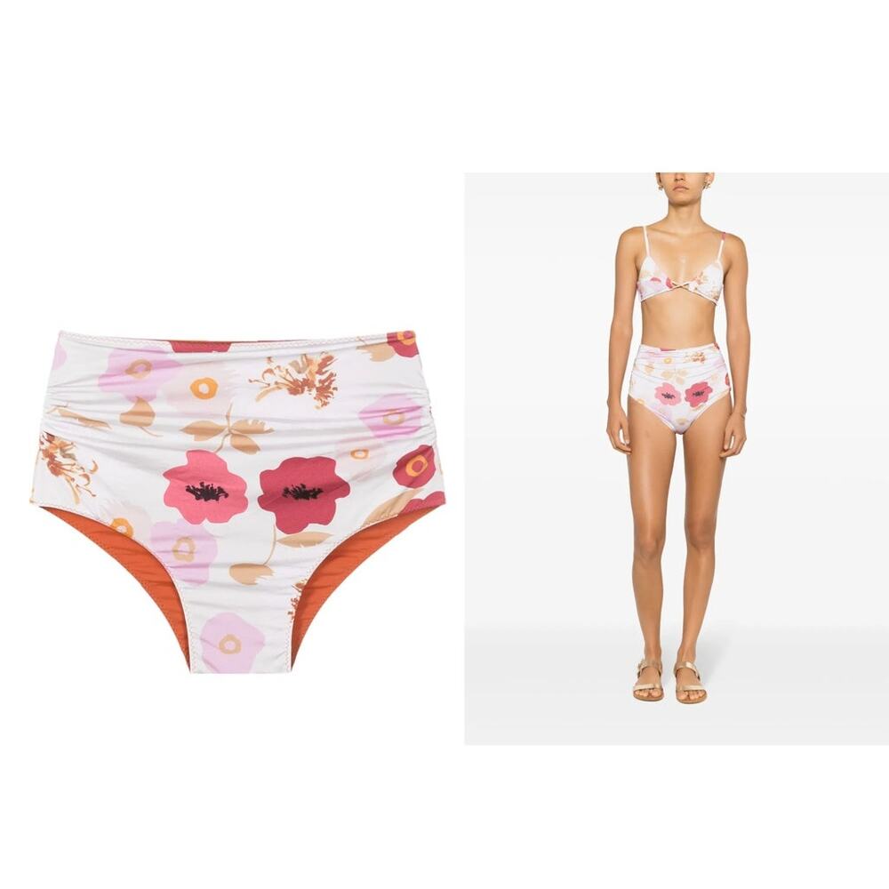 NWT Clube Bossa Floral Bikini High Waisted Bottoms Size Small - Picture 9 of 9